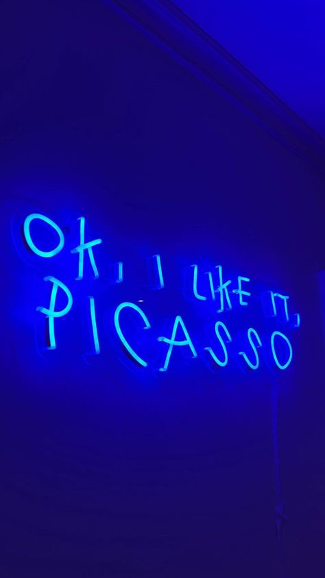 Hot Blue Aesthetic Wallpaper, Electric Blue Wallpaper Aesthetic, Vibrant Blue Aesthetic, Electric Blue Aesthetic Wallpaper, Blue Neon Sign Aesthetic, Blue Quotes Aesthetic Wallpaper, Dark Neon Blue Aesthetic, Ultramarine Blue Aesthetic, Blue Vibes Aesthetic Wallpaper