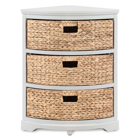 Longshore Tides Breunig Solid Wood Accent Chest & Reviews | Wayfair Black Wire Basket, 3 Drawer Storage, Seagrass Storage Baskets, Collapsible Storage Bins, Corner Storage, Accent Chest, Woven Baskets Storage, Corner Table, Corner Cabinet