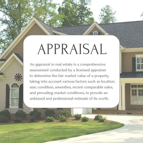 🏠🔍 Understanding Home Appraisals At the heart of every real estate decision is the appraisal. But what's the real scoop behind it? 🧐 Clarity in Transactions: Whether you're a buyer, seller, or a homeowner looking to refinance, an appraisal provides an objective value of the property. This ensures fairness in pricing, helps in negotiations, and can facilitate smoother transactions. Insurance Accuracy: Your home's value dictates the amount of coverage you need. An updated appraisal en... Home Appraisal, Life Decisions, Market Value, Army Veteran, Home Values, Insurance, Real Estate, Quick Saves, Instagram