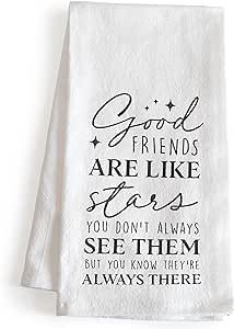 Friends Kitchen, Friends Are Like Stars, Good Friends Are Like Stars, Funny Tea Towels, Kitchen Hand Towel, Decorative Kitchen Towels, Hand Towels Bathroom, Primitives By Kathy, Towel Kitchen