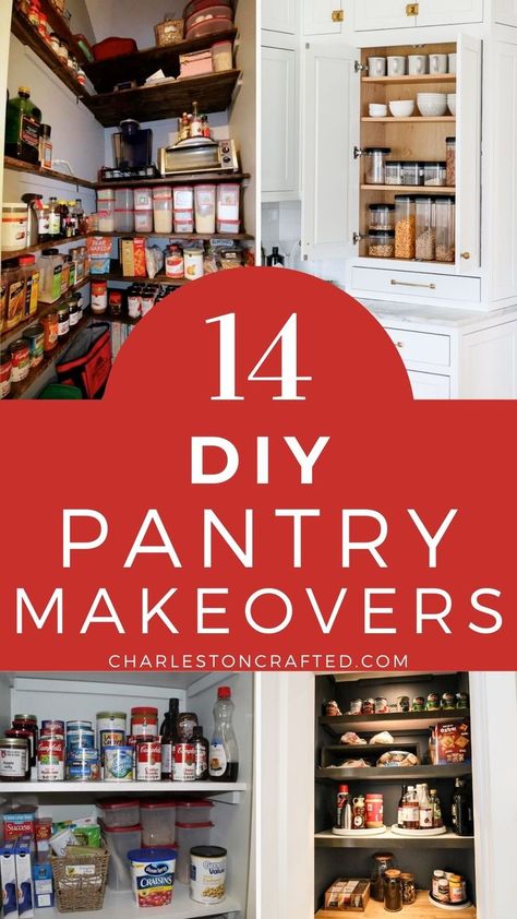 Ready to renovate or reorganize your kitchen’s pantry space? Here are a ton of pantry remodel ideas to inspire your next project? Pantry Remodel Ideas, Diy Pantry Makeover, Pantry Redo, Pantry Renovation, Pantry Space, Kitchen S, Pantry Remodel, Pantry Makeover, Diy Kitchen Renovation