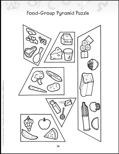 food pyramid puzzle  |   Crafts and Worksheets for Preschool,Toddler and Kindergarten Food Pyramid Worksheet, Food Group Pyramid, Food Pyramid Kids, Basic Aesthetics, Healthy Food Activities, Preschool Food, Miss Kindergarten, Nutrition Activities, Food Activities