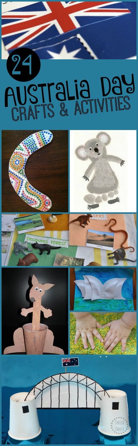 Australia Day Crafts For Kids, Australia Activities Preschool, Australia Crafts For Toddlers, Preschool Continents, Homeschool Australia, Australia Day Activities, Australia Crafts For Kids, Australia Preschool, Australia Themed Activities For Kids