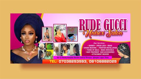 Hair Salon Banner Design, Salon Banner Design, Posters Landscape, Beauty Salon Posters, Flex Design, Black Background Design, King's Crown, Landscape Posters, Hair Salon Design