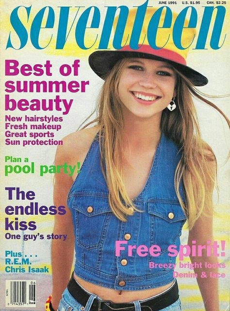 Seventeen Magazine, June 1991. Teen Magazine Cover, Seventeen Magazine 90s, Cinderella Retelling, Seventeen Magazine Covers, 2000s Memories, Seventeen Magazine Fashion, Just Seventeen, Retro Magazine, Teen Stuff