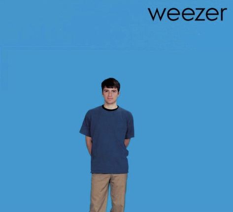 Weezer Widget, Rivers Weezer, Blue Album Weezer, Weezer Blue, Wee Wee, Rivers Cuomo, Love Sound, Dark Blue Shirt, Back Vocal