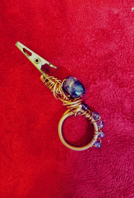 Ring Roach Clip, Wire Roach Clips Diy, Roach Clips Crystal, Diy Roach Clips How To Make, Roach Clips Diy, Diy Roach Clip, Roach Holder, Roach Clips Ideas, Bracelet Helper