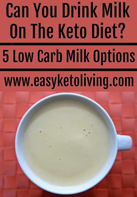 Can You Drink Milk On Ketogenic Diet? 5 kinds of low carb keto milks you can have – plus the net carb content. Answering whether you can drink milk on the low carb keto diet Low Carb Milk Options, Budget Breakfast, Keto Milk, Cinnamon Hot Chocolate, Low Carb Milk, Low Calorie Vegetables, Diet Inspiration, Can Drink, Best Keto Diet