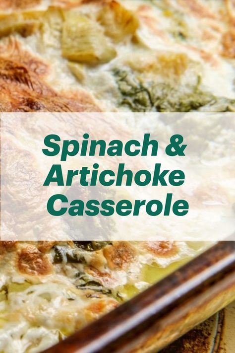 Spinach And Artichoke Rice Casserole, Spinach Florentine Breakfast Casserole, Creamy Spinach Casserole, Creamed Spinach And Artichoke, Spinach Artichoke Baked Brie, Spanokita Casserole, Spinach Artichoke Side Dish, Recipes For Frozen Spinach, Spinach Artichoke Bake