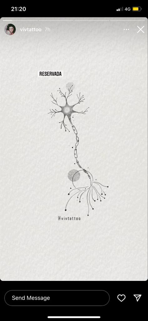 Spectrum Tattoo Design, Nurturer Tattoo, Science Aesthetic Tattoo, Science Spine Tattoo, Kinesiology Tattoo Ideas, Ms Neuron Tattoo, Neuron Flower Tattoo, Synapse Neurons Tattoo, Psychologist Tattoo Minimalist