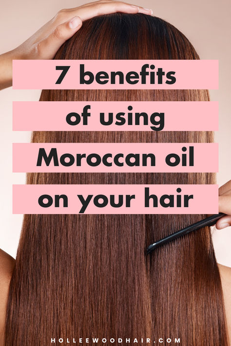 7 benefits of using Moroccan oil on your hair Moroccan Oil Leave In Conditioner, Moroccan Oil Hair Mask, Moroccan Hair Oil, Healthy Relaxed Hair, Drugstore Hair Products, Two Tone Hair, Moroccan Oil Hair, Hair Facts, Awesome Hairstyles