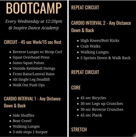 Grab a set of dumbbells and get to work! Strength Bootcamp Workout, Dumbbell Bootcamp Workout, 45 Minute Bootcamp Workout Plan, Full Body Bootcamp Workout, Boot Camp Ideas Workouts, Beginner Bootcamp Workout, Bootcamp Ideas Circuit Training, Workout Class Ideas, Group Fitness Class Ideas Workout Routines