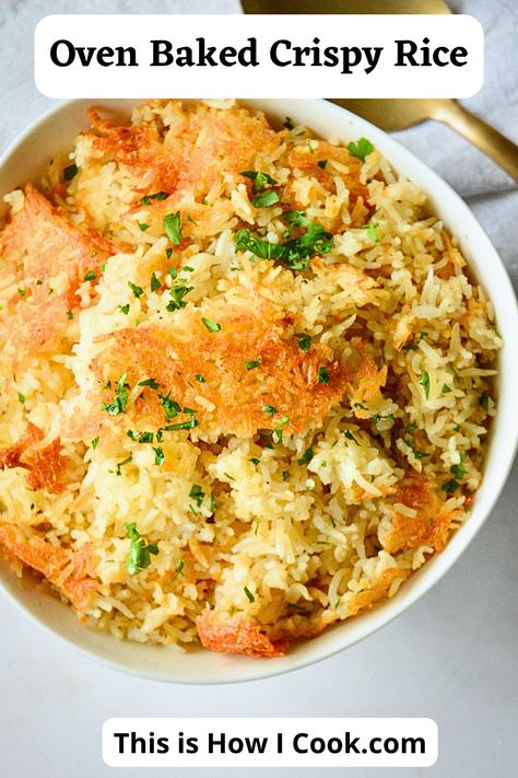 Ways To Cook Rice Recipes, Rice For A Crowd In The Oven, Egyptian Baked Rice Recipe, Baked Cheese Rice, Leftover Brown Rice Recipes Healthy, Brown Rice And Wild Rice Recipes, Oven Baked Rice And Vegetables, Light Rice Recipes, Thanksgiving Rice Side Dish