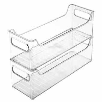 Rebrilliant Benefield Refrigerator and Freezer Organizer Bins & Reviews | Wayfair Freezer Storage Organization, Playroom Closet, Fridge Organizer, Clear Storage Bins, Fridge And Freezer, Organizer Bins, Freezer Organization, Fridge Organisers, Úložný Box