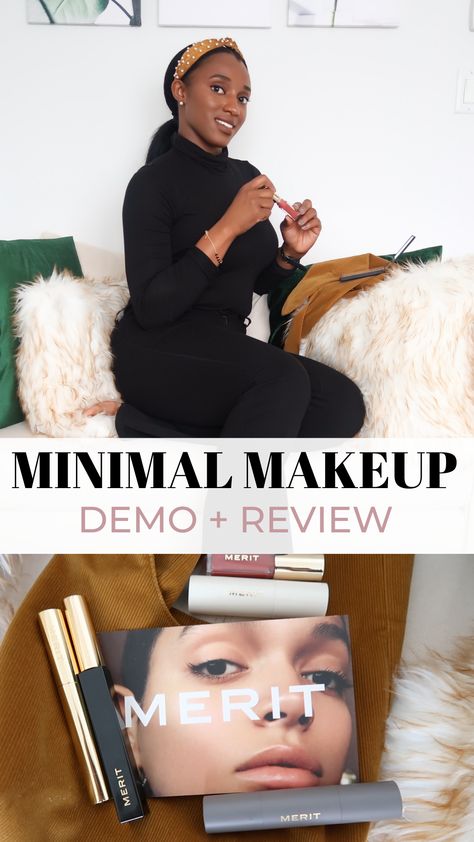 Get a skin-like finish with Merit Beauty. Here's a full review of Merit beauty products. #MeritBeauty #MinimalistMakeup #Makeup #FlawlessMakeup #SkinlikeMakeUp #BeautyTips #MakeUpTips Minimal Makeup Tutorial, Makeup Demo, Merit Beauty, Beauty Tutorial, Minimalist Makeup, Minimal Makeup, Flawless Makeup, Care Tips, Beauty Skin