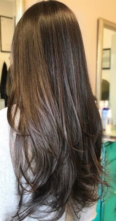 Long Hair Small Layers, Long Layers Haircut Brown Hair, Long Hair With Small Layers, Long Brown Hair With Layers Face Framing Straight, Long Layers On Long Hair Straight, Layers For Long Hair Brown, Soph Mosca Hair, Layers On Straight Hair Long, Light Long Layers