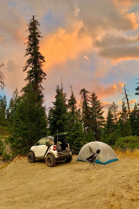 Smart Car Fortwo, Truck Tent Camping, Truck Tent, Car Lifts, Smart Fortwo, Lifted Cars, Smart Car, Diy Car, Rv Stuff