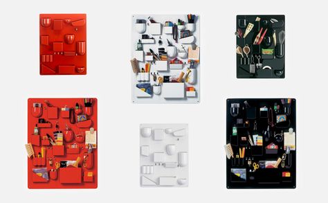 Vitra | Uten.Silo Small Lockers, Wall Storage Systems, Office Organization At Work, Socialite Family, Storage Design, Plastic Sheets, Metal Hooks, Wall Storage, Wall Organization