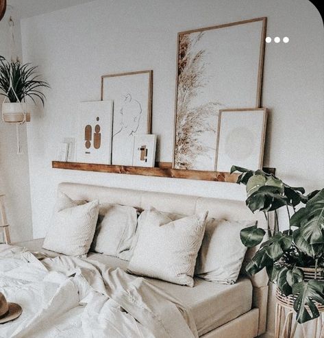 Shelving Above Bed, Above Bed Ideas, Above Bed Wall Decor, Bedroom Wall Decor Above Bed, Wall Decor Above Bed, Floating Shelves Bedroom, Decor Above Bed, Bed Wall Decor, Above Bed Decor