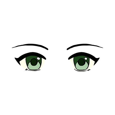 How to Draw Anime Eyes - Really Easy Drawing Tutorial Anime Ayes Style Drawing, Anime Ayes Style, Ayes Anime, Anime Eyes Png, Eyes Drawing Easy, Easy Anime Eyes, Mata Manga, Kawaii Eyes, Gacha Eyes