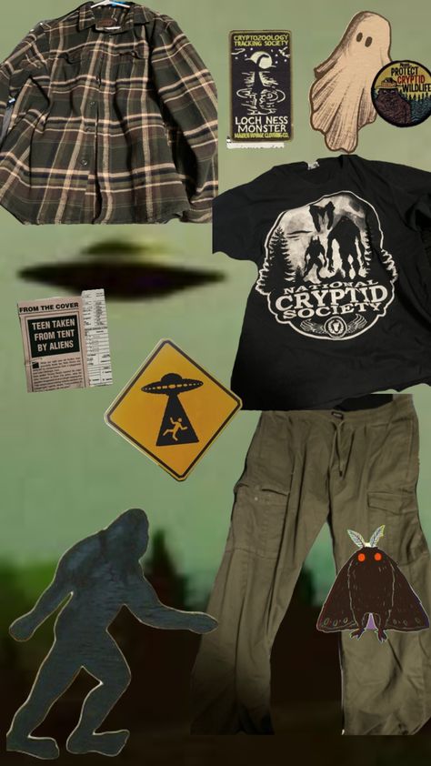 #cryptidcore #cryptid #cryptidaesthetic yes these are my actual clothes 😊