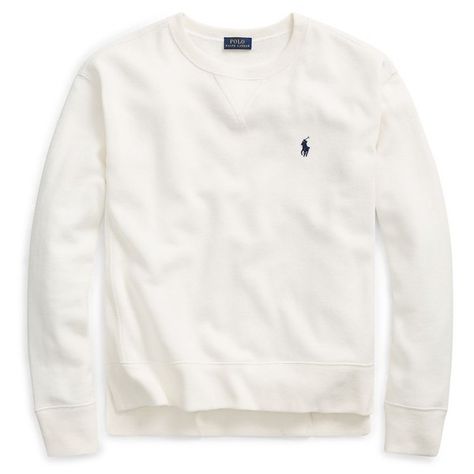 Polo Ralph Lauren Lightweight Fleece Sweatshirt ($99) ❤ liked on Polyvore featuring tops, hoodies, sweatshirts, crewneck, knitwear, red, fleece crew sweatshirt, crewneck sweatshirt, embroidered sweatshirts and white crewneck sweatshirt Ralph Lauren Fleece, Fleece Hoodie Women, White Crewneck Sweatshirt, Ralph Lauren Hoodie, Ralph Lauren Sweatshirt, Ralph Lauren Long Sleeve, Lauren White, Ralph Lauren Sweater, Women Hoodies Sweatshirts