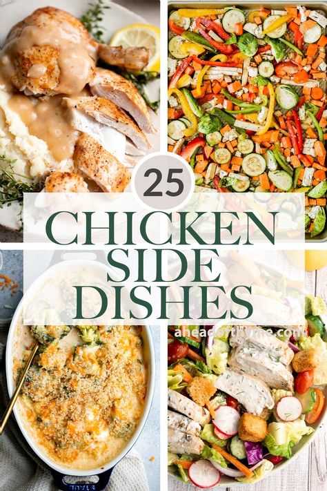 Sides For Roast Chicken, Roast Chicken Side Dishes, Sides For Roast, Side Dishes For Roast, Roast Chicken Sides, Chicken Side Dishes, Easy Roasted Cauliflower, Sides For Chicken, Party Side Dishes