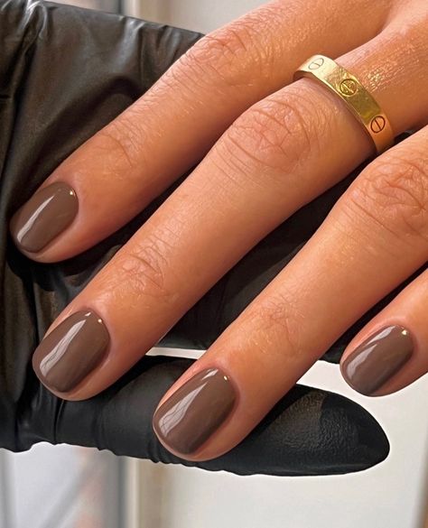 Autumn Nail, Fall Manicure, Fall Nail Trends, Cute Nails For Fall, Nail Colours, Round Nails, Thanksgiving Nails, Fall Nail Colors, Neutral Nails