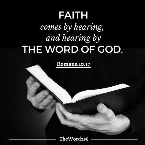 Faith Comes By Hearing The Word Of God, Today's Verse, Todays Verse, Bible Images, The Word Of God, Beautiful Landscape Wallpaper, Knowing God, Landscape Wallpaper, Be Yourself Quotes