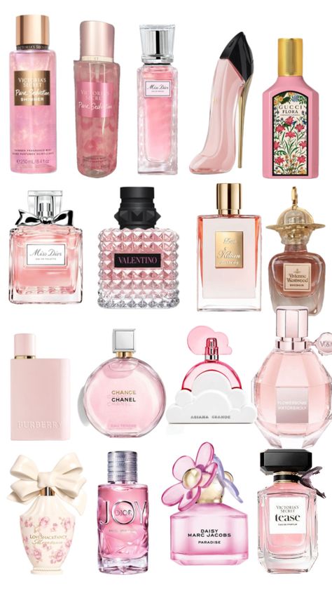 Pink Body Mist, Face Makeup Routine, Perfume Scents, Makeup Eye Looks, Perfume Lover, Body Care Routine, Beauty Spa, Perfume Collection, Body Mist