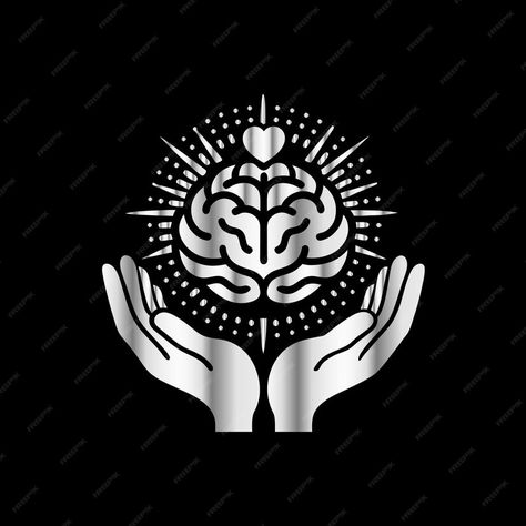 A human brain with the brain drawn on it | Premium AI-generated vector Brain Symbol, Brain Logo Design Creative, Brain Svg Free, Brain Clipart Black And White, Brain Vector Illustration, Brain Png, Brain Drawing, Logo Psd, Free Business Card Mockup