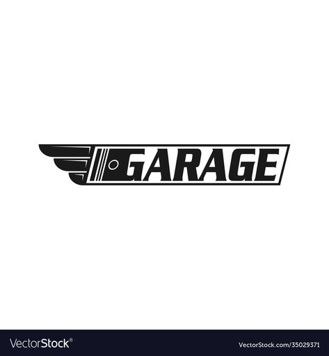 Garage Logo Design, Pistons Logo, Garage Logo, Automotive Logo Design, Automotive Logo, Garage Workshop, Logo Designs, Business Names, Design Style