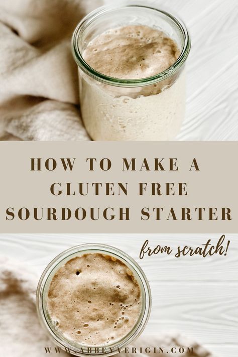 Gluten Free Sourdough Starter, Gluten Free Sourdough Bread, Starter Recipe, Pan Sin Gluten, Gluten Free Sourdough, Sourdough Starter Recipe, Gluten Free Recipes Bread, Homemade Gluten Free, Gluten Free Dairy Free Recipes