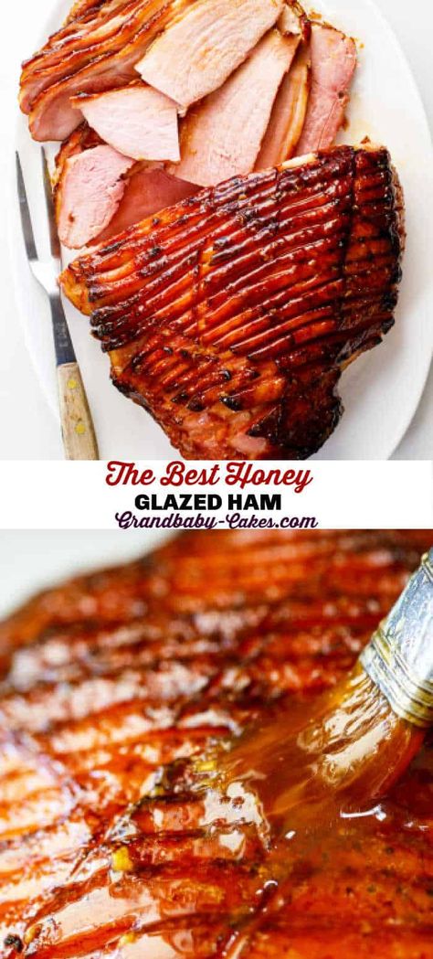 Already Cooked Ham Recipes, Easy Honey Baked Ham Recipe, Cooked Ham Recipes, Moist Ham, Easter Ham Recipes, Baked Ham Recipes, Recipes With Cooked Ham, Cook A Ham, Baked Ham Recipe