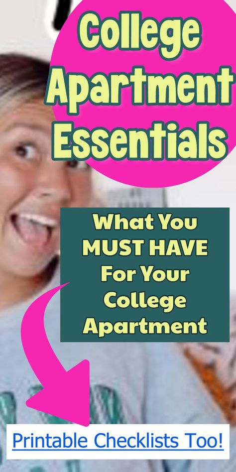 Apartment List Of Needs, College Apartment Must Haves, College Apartment Necessities, 1st Apartment Checklist, College Apartment Needs, Small Apartment Essentials, Apartment Packing List, College Apartment Essentials, Beige Room Decor