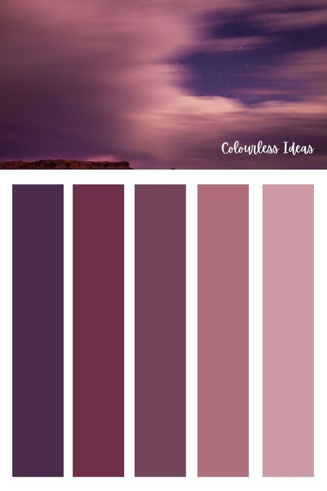 Shades Of Plum Colour Palettes, Mauve Colour Scheme, Plum Office Decor, Aubergine Colour Scheme, Plum Living Room Ideas Colour Palettes, Plum Purple Color Palette, Plum Pink Color Palette, Plum Colour Palette, Plum Bedroom Ideas Color Schemes