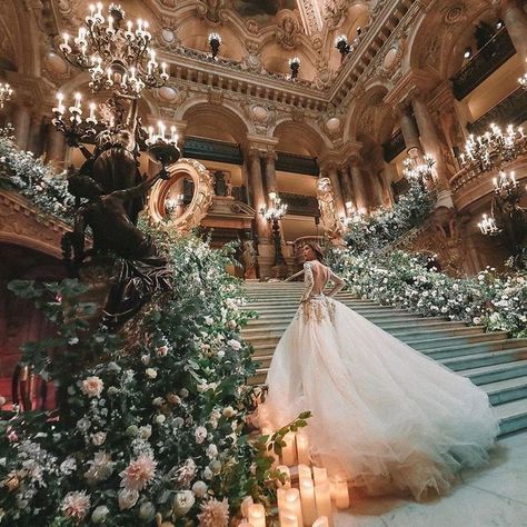 Rule like a Queen - the outstanding hand embroidered #Nevis makes you feel like royalty with custom made florals #GLCouture Image: @alden_chenyin Royalty Wedding Theme, Specialty Cocktails, Fairy Tale Wedding Dress, Galia Lahav, Fantasy Wedding, Future Wedding Plans, Linen Paper, Castle Wedding, Wedding Goals