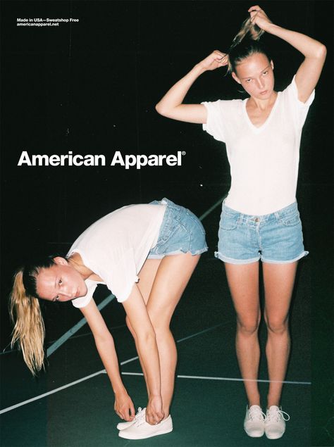 I love american apparel ads... and anything from american apparel in general American Apparel Ad, All Jeans, Boyfriend Shorts, Well Dressed, Look Cool, American Apparel, Fashion Beauty, Outfit Inspirations, Summer Fashion