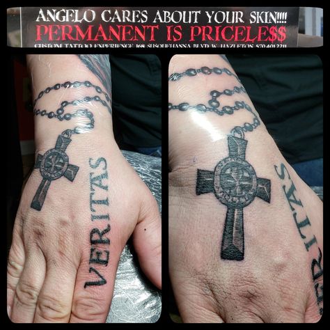 Boondock Saints Tattoo, Saints Tattoo, Saint Tattoo, Boondock Saints, Cool Tattoos For Guys, Big Big, Cross Tattoo, Tattoos For Guys, Geometric Tattoo