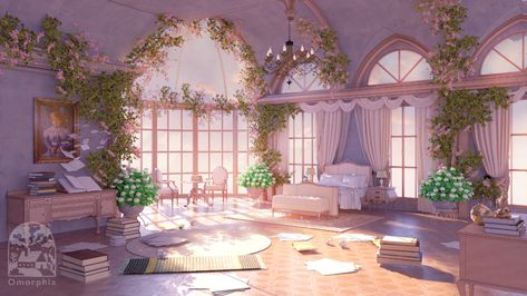 Fantasy House, Dream Rooms, Anime House, Fantasy Rooms, Anime Room, Fantasy Places, Background Art, Fantasy Art Landscapes, House Room