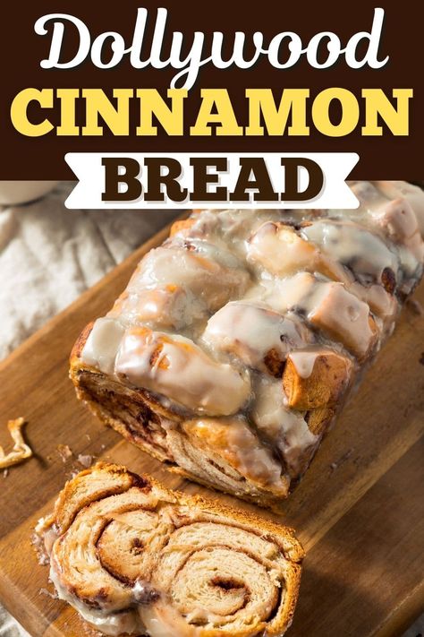 Dollywood cinnamon bread is sweet, crunchy, and so amazing! Learn how to make it and get tips for the best cinnamon bread you've ever had. Best Cinnamon Bread, Dollywood Cinnamon Bread, Dolly Parton Recipes, Cinnamon Bread Recipe, Cinnamon Roll Bread, Cinnamon Swirl Bread, Frozen Bread Dough, Swirled Bread, Cinnamon Recipes