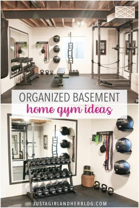 Organized Basement, Basement Home Gym, Home Gym Basement, Gym Organizer, Basement Decoration, Home Gym Ideas, Basement Organization, Dream Home Gym, Basement Home