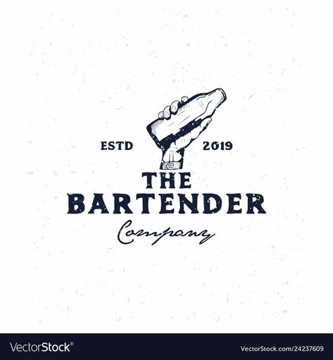 Bartender Logo, Hand Holding Bottle, Bottle Logo, Barber Logo, Tool Logo, Ramadan Kareem Vector, Elephant Silhouette, Bg Design, Gym Logo