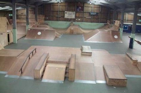 Best Indoor Skateparks in the UK | 5 Of The Best Ind... Indoor Skatepark, Backyard Skatepark, Skatepark Design, Environment Projects, Skateboard Park, Small House Interior, Park Designs, Sports Complex, My Board