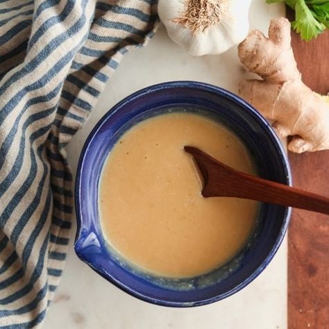 Miso Sauce Recipe, Dressing For Salad, Homemade Miso, Asian Sauces, Miso Sauce, Ginger Miso, Sandwich Sauces, Flavored Rice, Miso Dressing