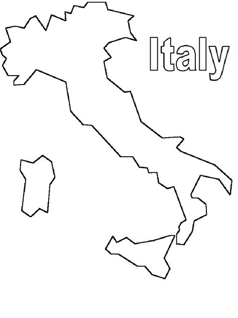 Italy Maps Coloring Page | Educative Printable Italy Outline, Italy For Kids, Flag Drawing, Flag Printable, Flag Coloring Pages, Maps For Kids, Italy Pictures, Italy Flag, Italian Flag