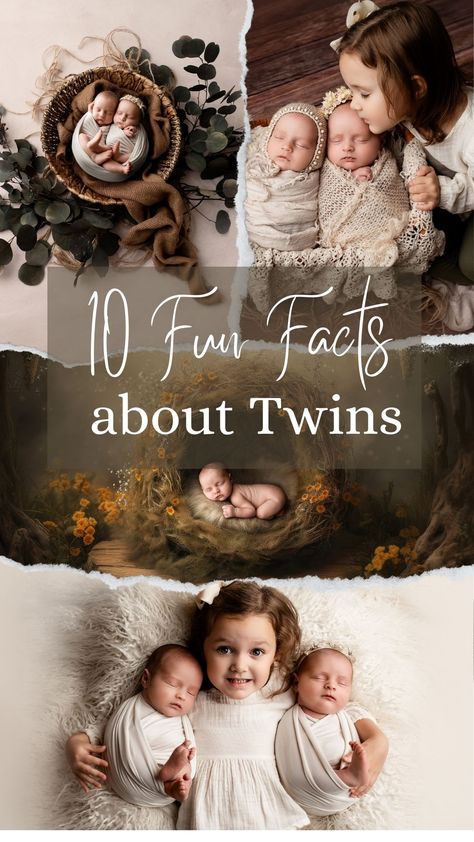 10 Fun Facts About Twins Newborn Twin Poses, Newborn Photoshoot Twins, Twin Maternity Photo Shoot Ideas, Newborn Twin Photoshoot, Twins Baby Photoshoot Ideas, Twin Baby Photoshoot, Twin Facts, Twin Photoshoot Ideas, Twins Newborn Photoshoot