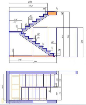 Stair Dimensions, Staircase Layout, Stair Design Architecture, Stair Plan, Detail Arsitektur, تصميم الطاولة, Staircase Design Modern, Bungalow Floor Plans, Building Stairs