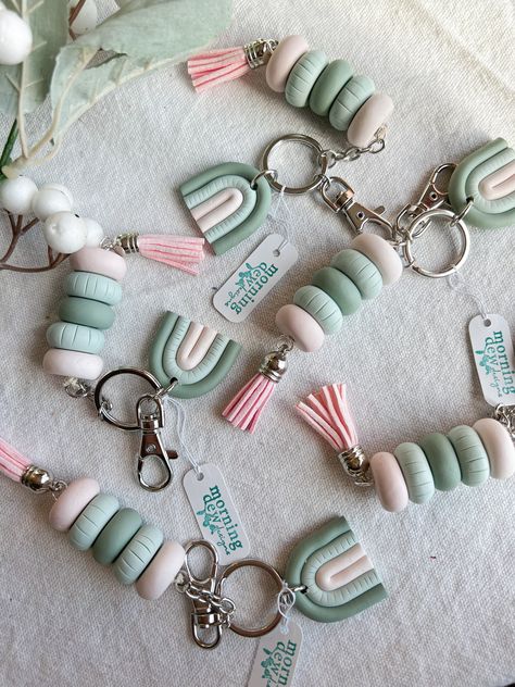 Clay keychain diy