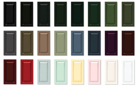 Your shutter's colors define your home's character and personality. Find the right color on our shutter color chart or send us a sample to custom-match! House Shutter Colors, Exterior Shutter Colors, Shutter Paint Colors, Shutters Outdoor, Exterior Window Shutters, Garage Door Decorative Hardware, Shutter Styles, Window Shutters Exterior, Tan House